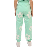 Comme Des Fuckdown Green Cotton Women Sweatpant